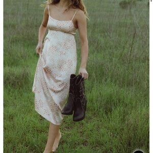 West of Melrose Floral Slip Dress with Spaghetti Straps